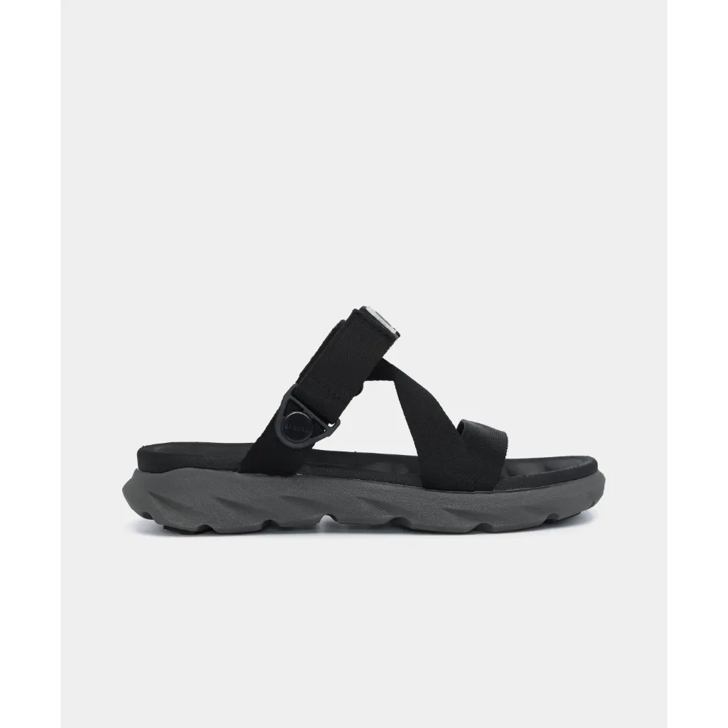 Ảnh Giày Sandal Nam Nữ F6S Thoải Mái, Nhẹ Êm Xoay Shondo XÁM ĐEN F6S1212 4