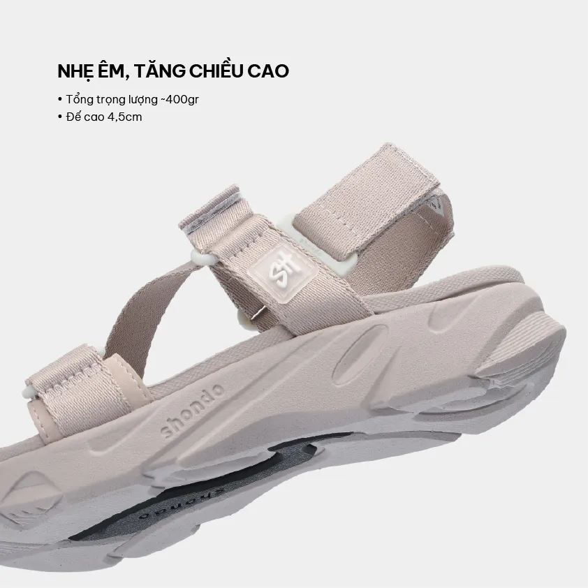Ảnh Giày Sandal Nam Nữ F8M Thoải Mái, Nhẹ Êm Ver 2 Shondo Nhiều Màu 4