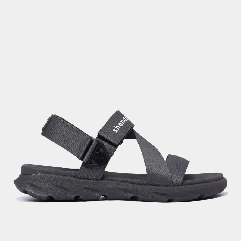 Ảnh Giày sandal Nam Nữ Shondo Xám Full Quai Xoay 360 F6X2222 2