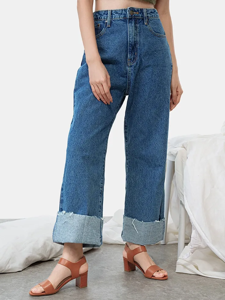 Ảnh Giày Sandal Nữ 5cm Thời Trang JUNO Gót Vuông Quai Ngang SD05003 4