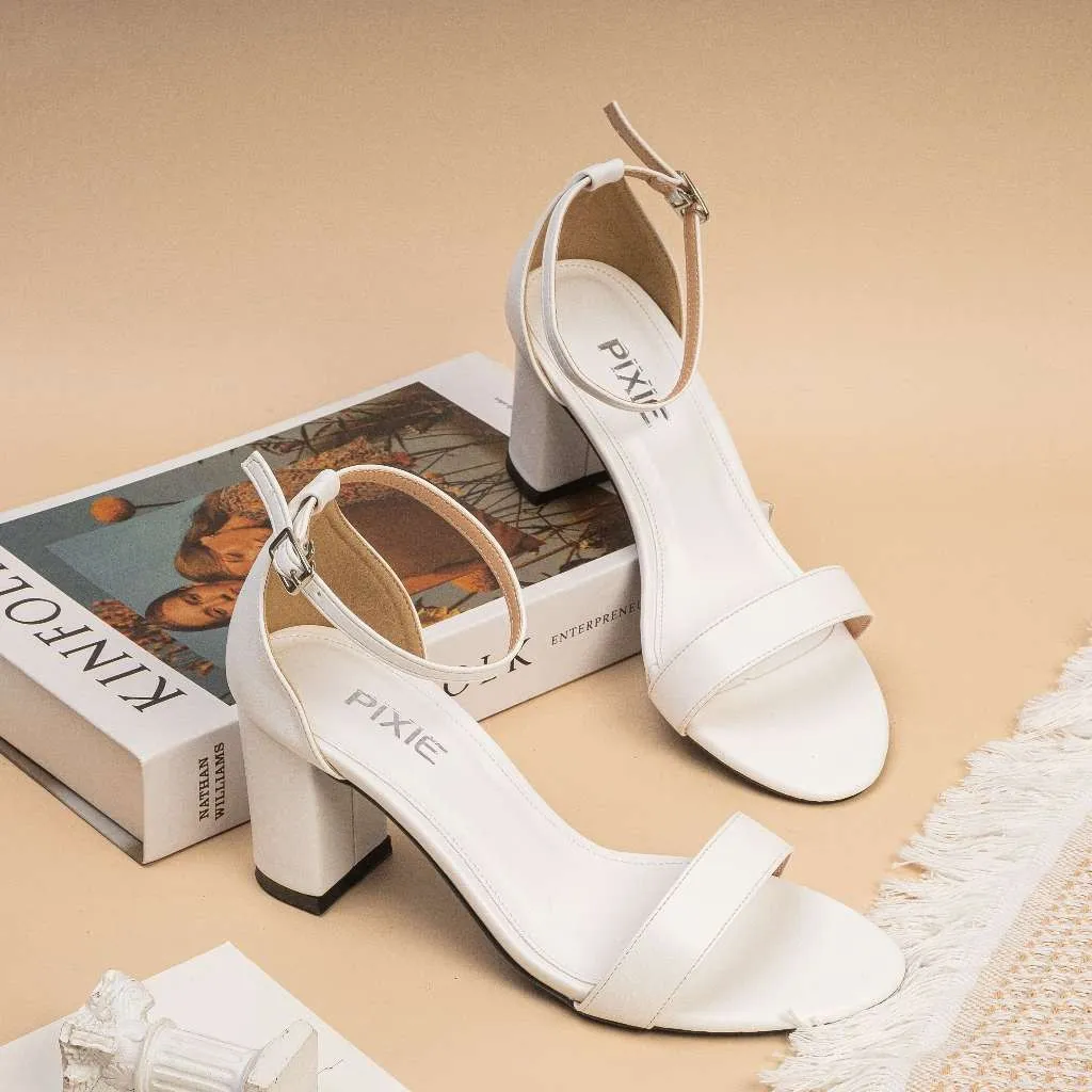 Ảnh Giày Sandal Nữ Cao Gót 7cm Đế Vuông Pixie X848 2