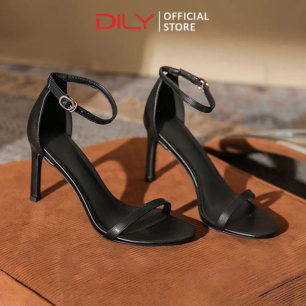 Ảnh Giày sandal nữ DILY quai mảnh basic thời trang, sandal cao gót nữ gót nhọn mũi tròn cao 7cm_AA0346 2