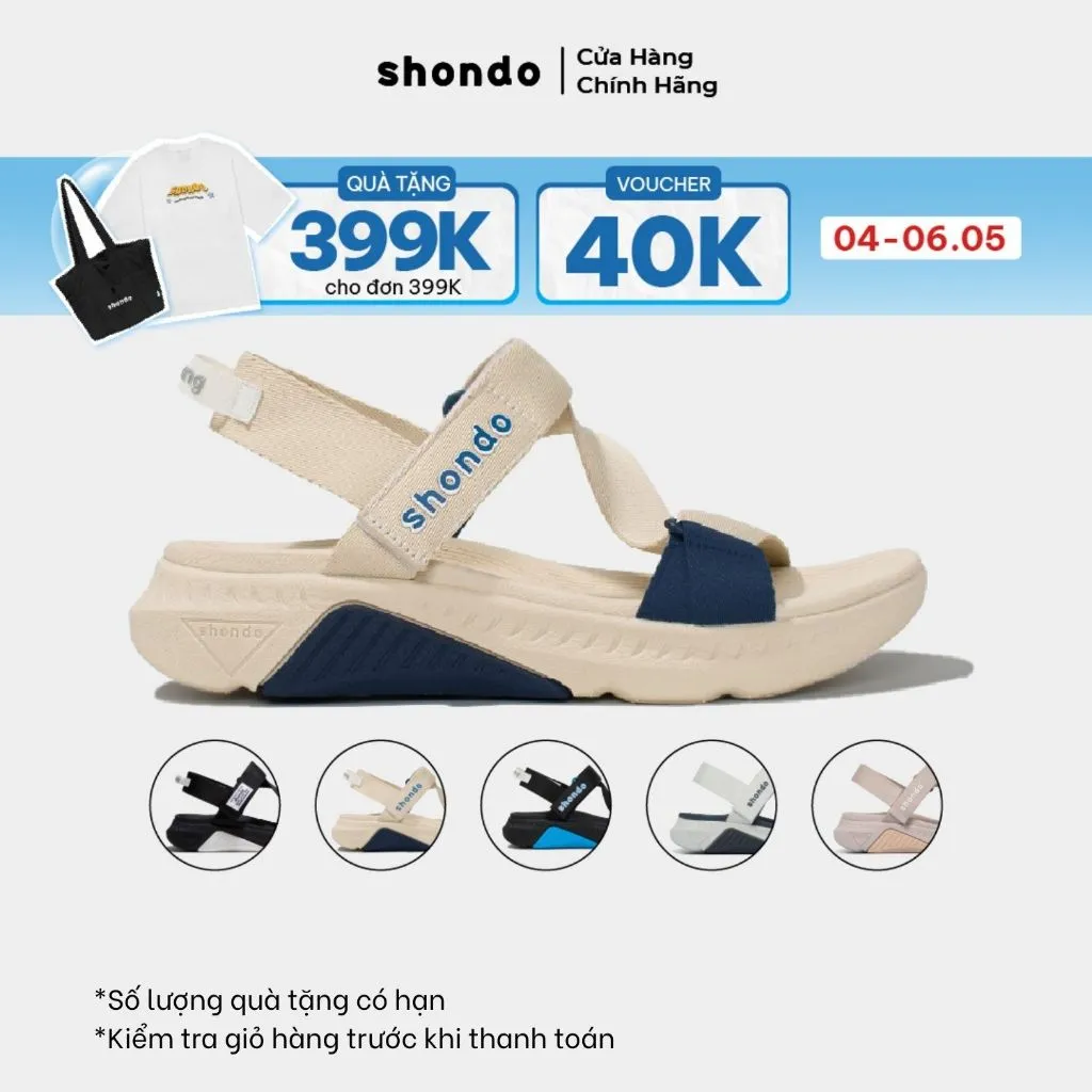 Ảnh Giày Sandal Nữ F7R Thoải Mái, Nhẹ Êm Shondo Nhiều Màu 1