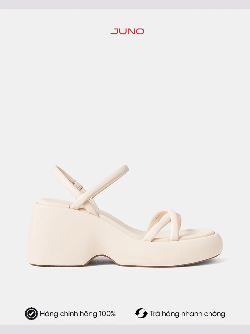 Review Giày Sandal Xuồng Nữ 9cm JUNO SD09118: Tăng Chiều Cao, Êm Chân, Thời Trang