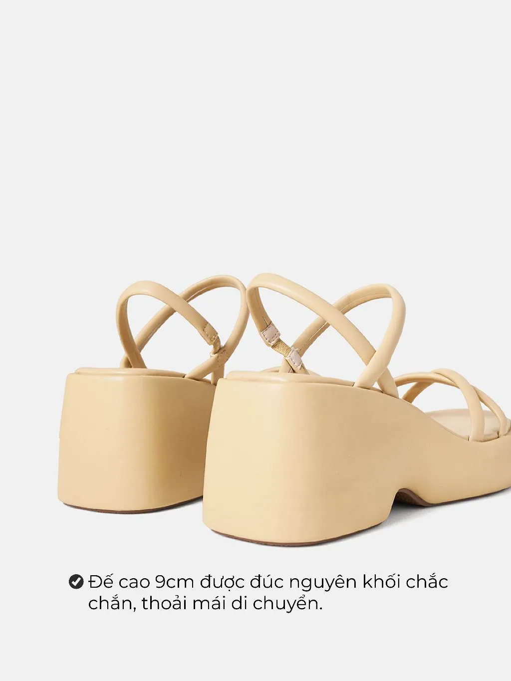 Ảnh Giày Sandal Xuồng Nữ 9cm Thời Trang JUNO Quai Chéo SD09118 3