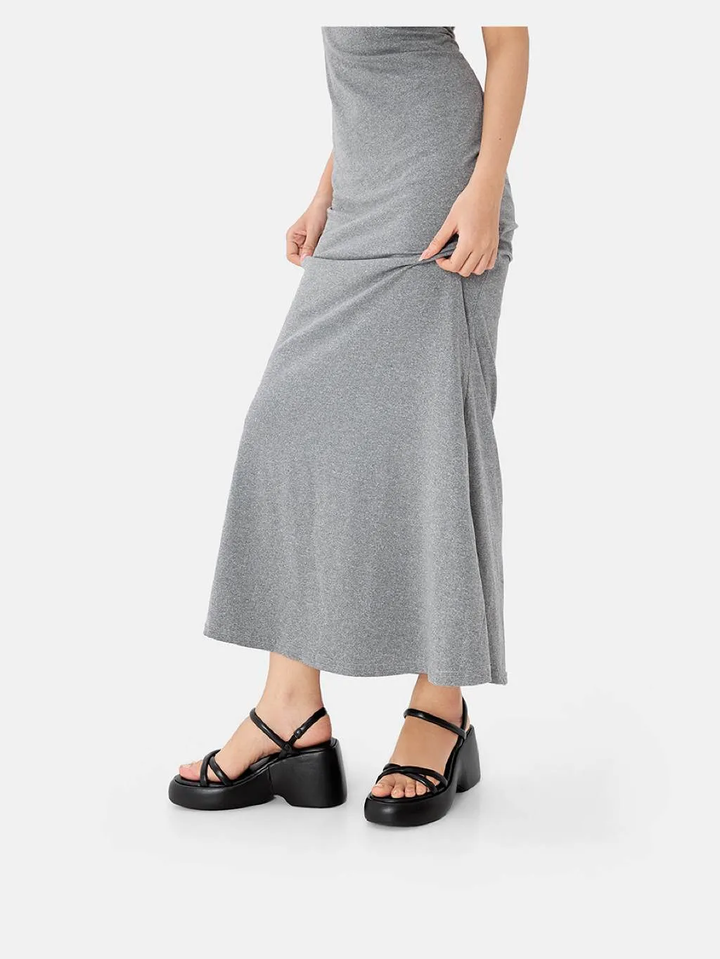 Ảnh Giày Sandal Xuồng Nữ 9cm Thời Trang JUNO Quai Chéo SD09118 4