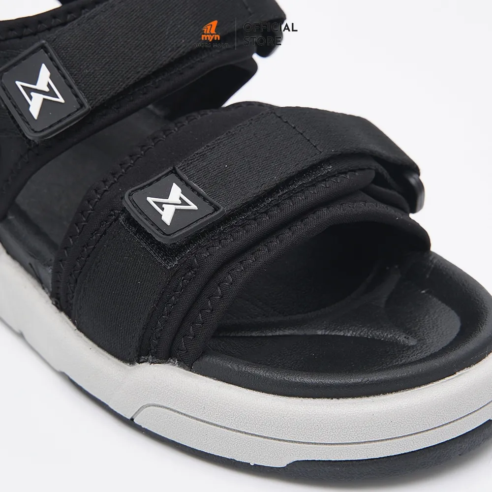 Ảnh Giày Sandal ZX Meta 2125 Black Grey 2 quai bản to có đệm lót, có thể điều chỉnh độ rộng, đế EVA 3.5cm 4