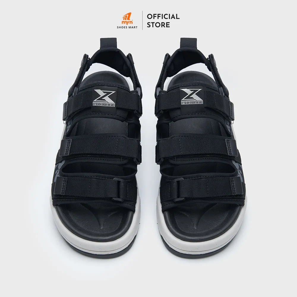 Ảnh Giày Sandal ZX Unisex Meta 3121 in Mascot Raccoon Black đế EVA Phylon 3.5cm chống trơn trượt 2