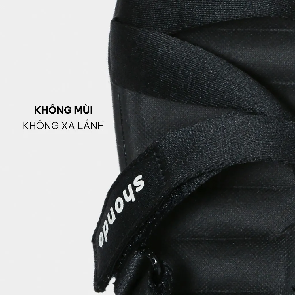 Ảnh Giày Sandals Nam Nữ Unisex Êm Chân Shondo F6 Sport Đen Full F6S301 4