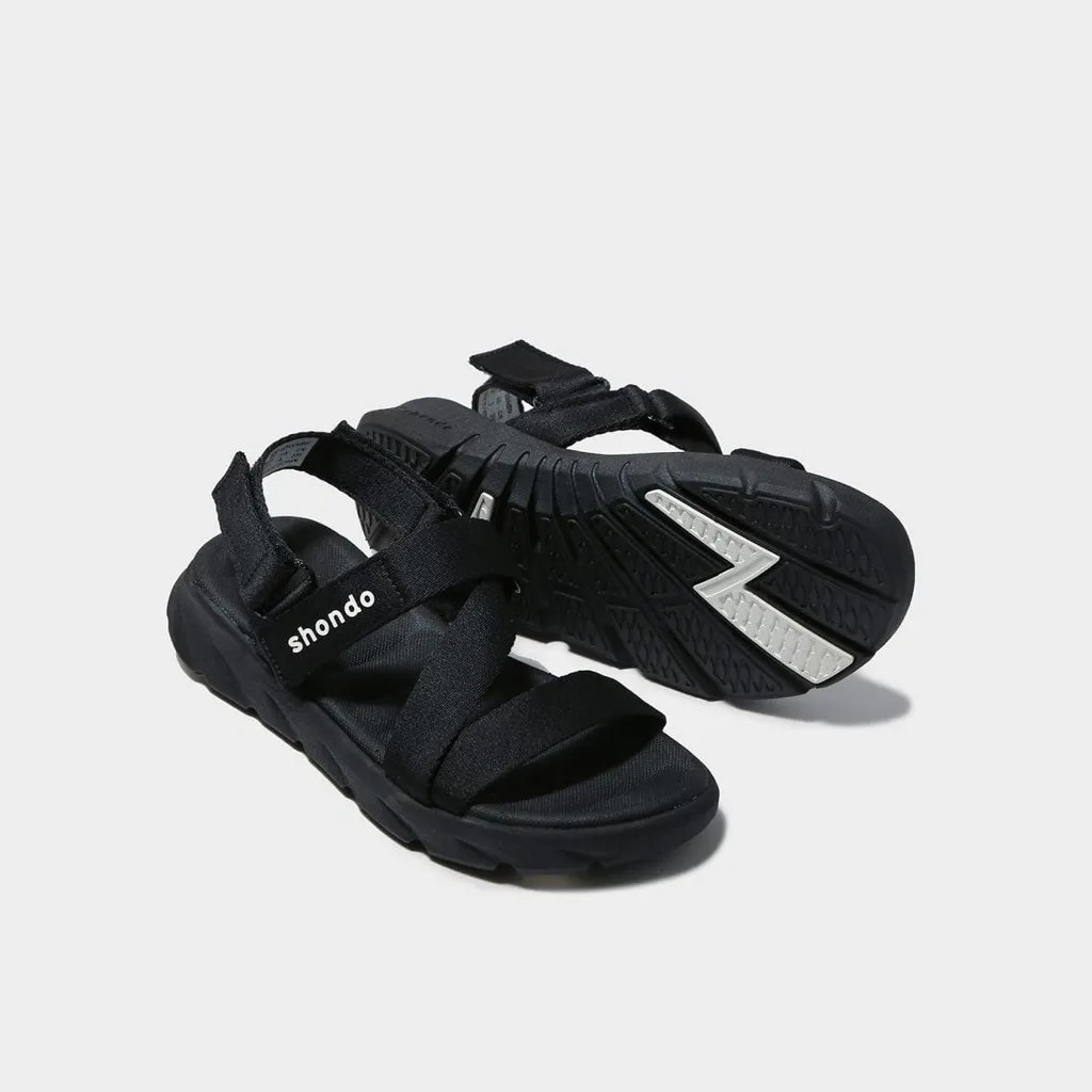 Ảnh Giày Sandals SHONDO F6 Sport đen full - F6S301 3