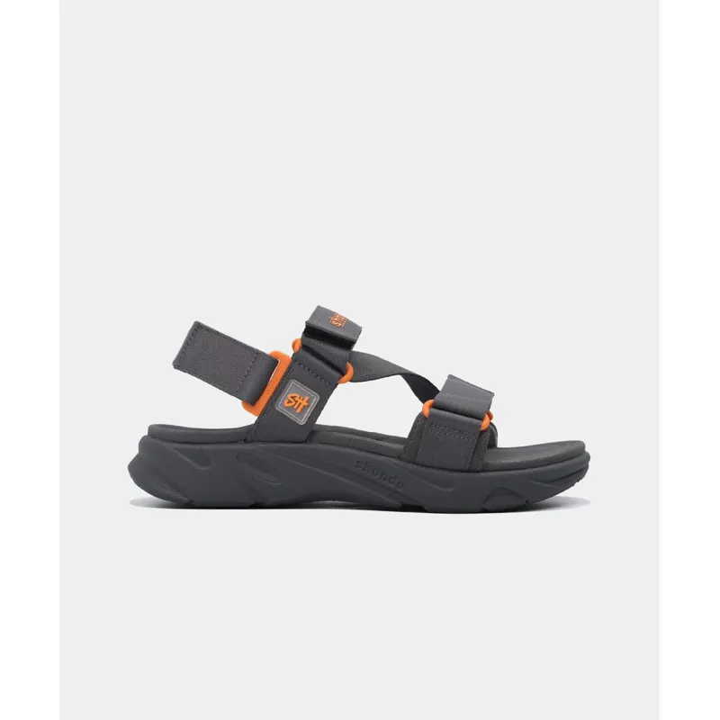 Ảnh Giày Shondo sandals Nam Nữ F8M2222 xám đậm 1