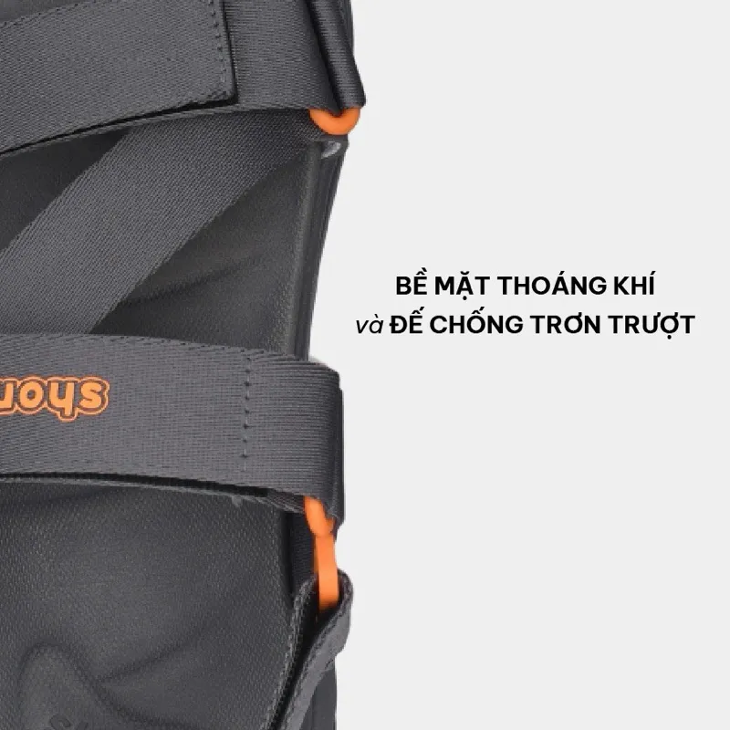Ảnh Giày Shondo sandals Nam Nữ F8M2222 xám đậm 2