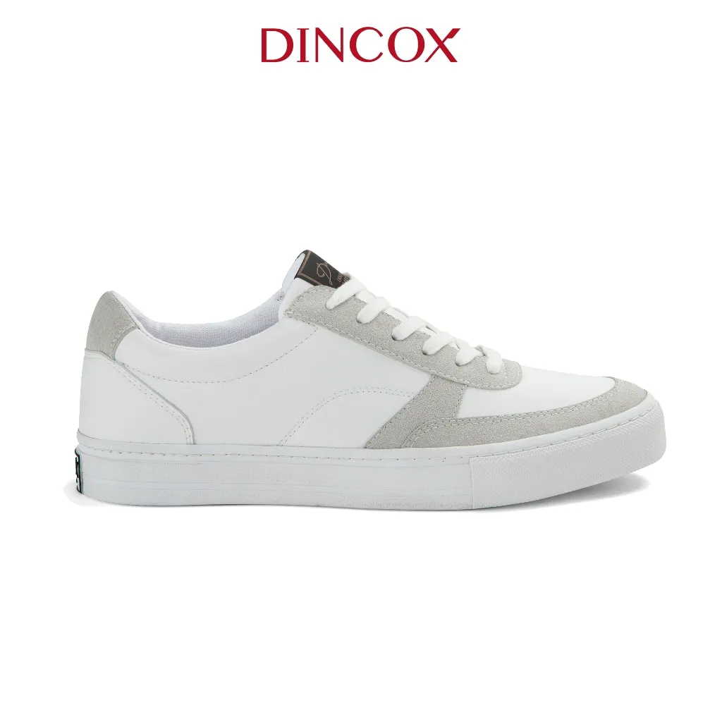 Ảnh Giày Sneaker Da Nam Nữ E13 Off/White Dincox 2