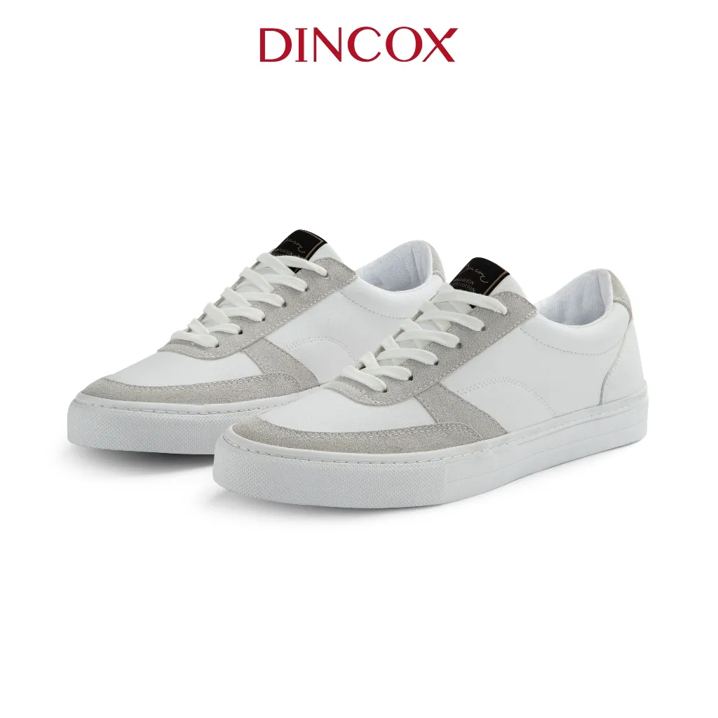 Ảnh Giày Sneaker Da Nam Nữ E13 Off/White Dincox 3