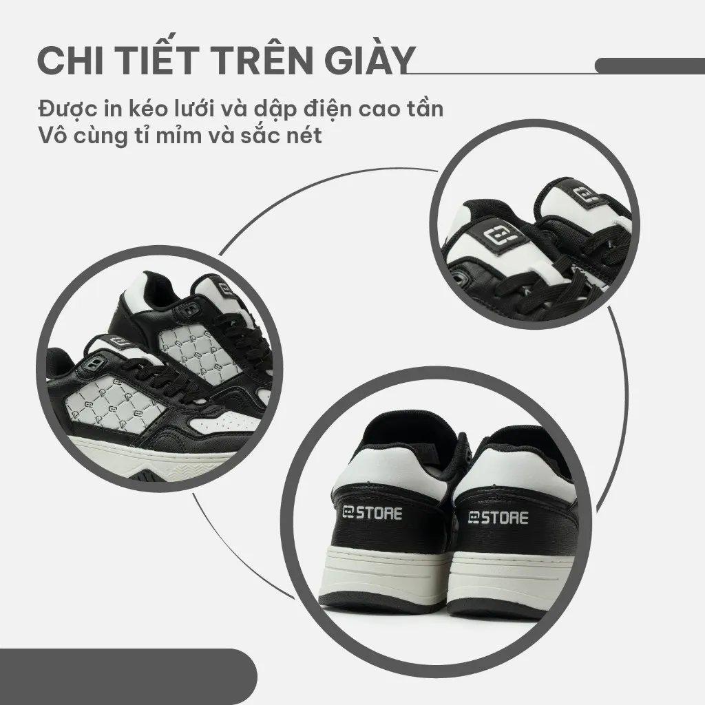 Ảnh Giày sneaker G2 Ageta kiểu giày nam nữ đế cao dáng giày thể thao nam dùng tập gym, chạy bộ đi chơi độn đế tăng chiều cao 3