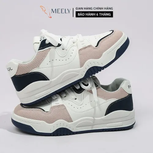 Ảnh Giày Sneaker Nữ Đế Bằng MEELY Phối Màu Trẻ Trung, Cá Tính, Năng Động - N94 4