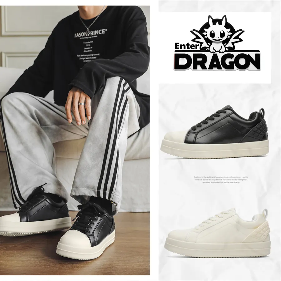 Ảnh Giày sneaker thể thao nam nữ chính hãng EnterDragon Party S+ (Quai sau giày cách điệu VẢY RỒNG) 2