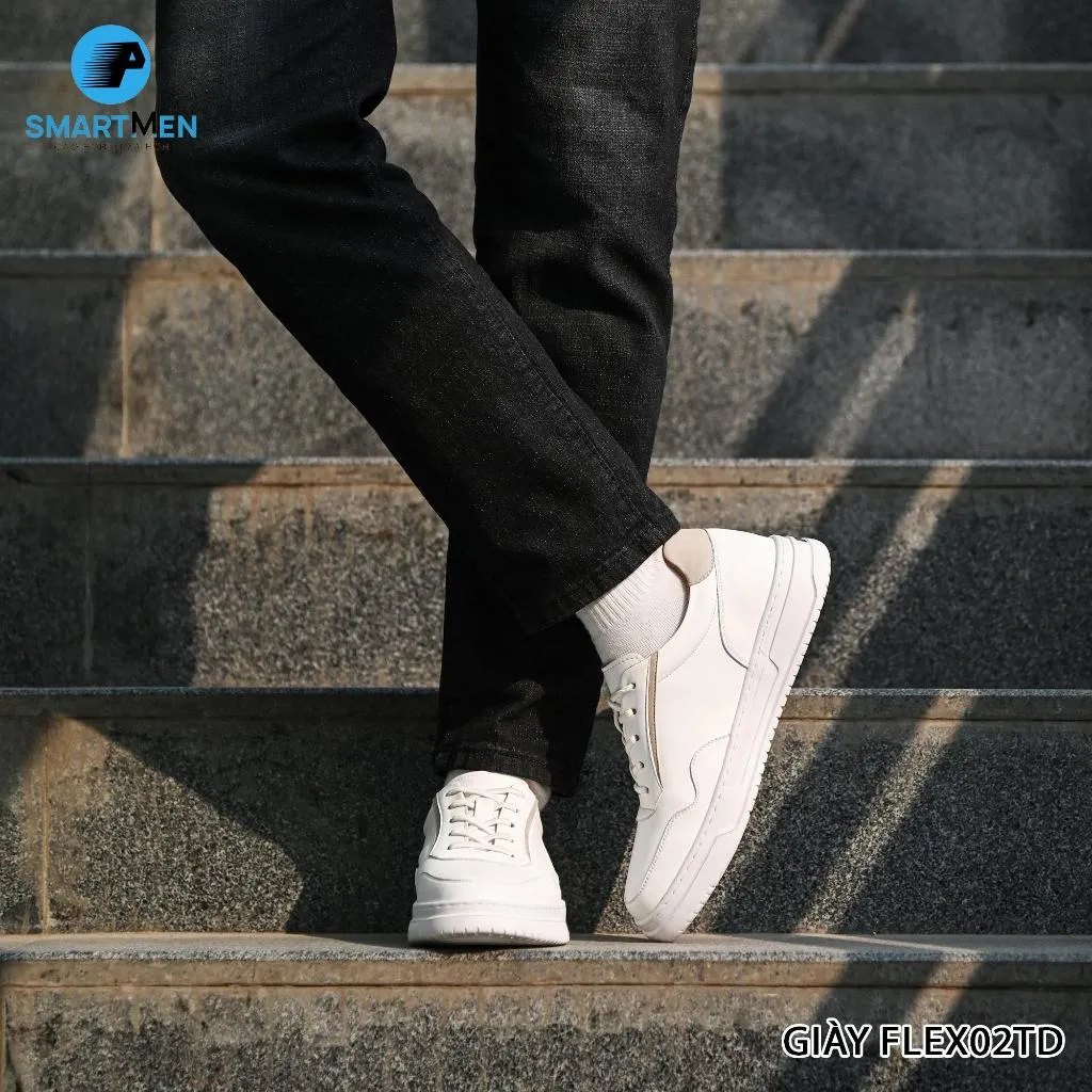 Ảnh Giày Sneaker thể thao siêu nhẹ FLEX-02 Trắng 4