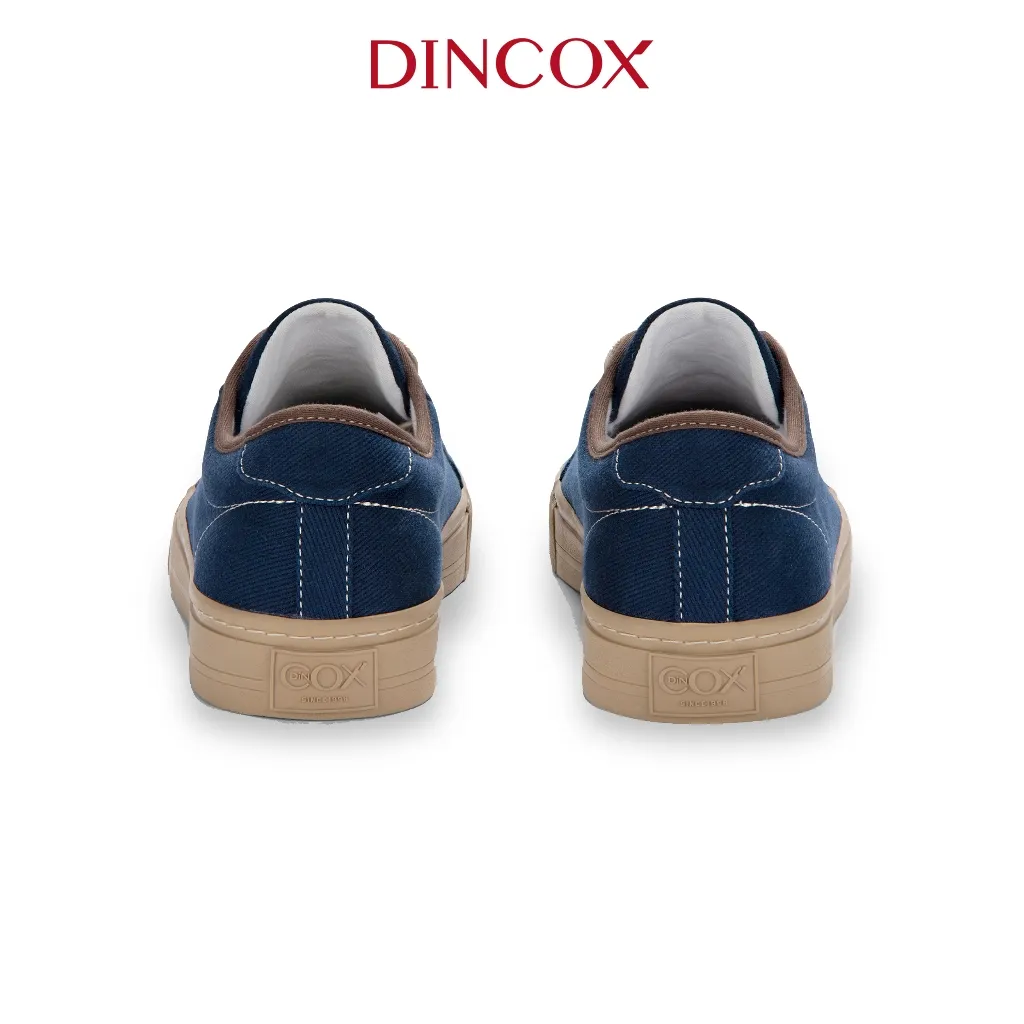Ảnh Giày Sneaker Vải Canvas Nam Nữ E12 Dark Navy Dincox 4