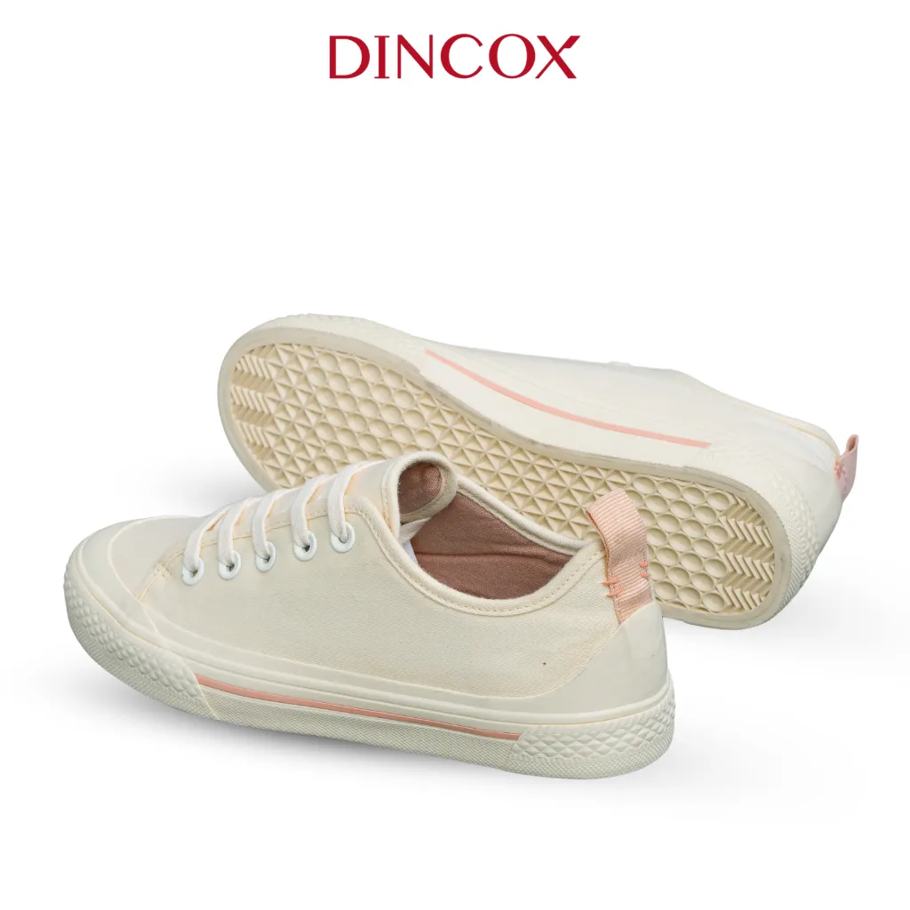 Ảnh Giày Sneaker Vải Nữ DINCOX C20 Nữ Tính Sang Trọng Off/White 4