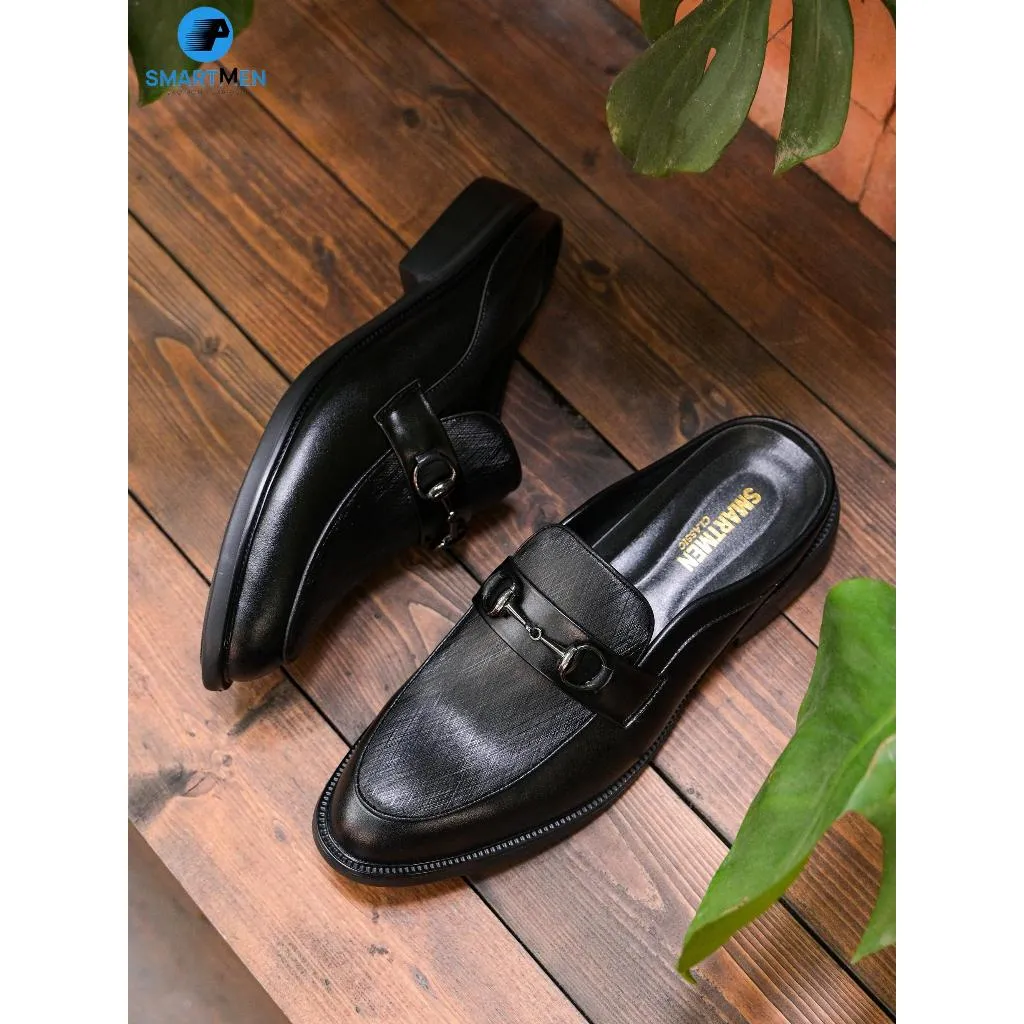 Ảnh Giày sục công sở cao cấp SMARTMEN GSU-03 Đen 4