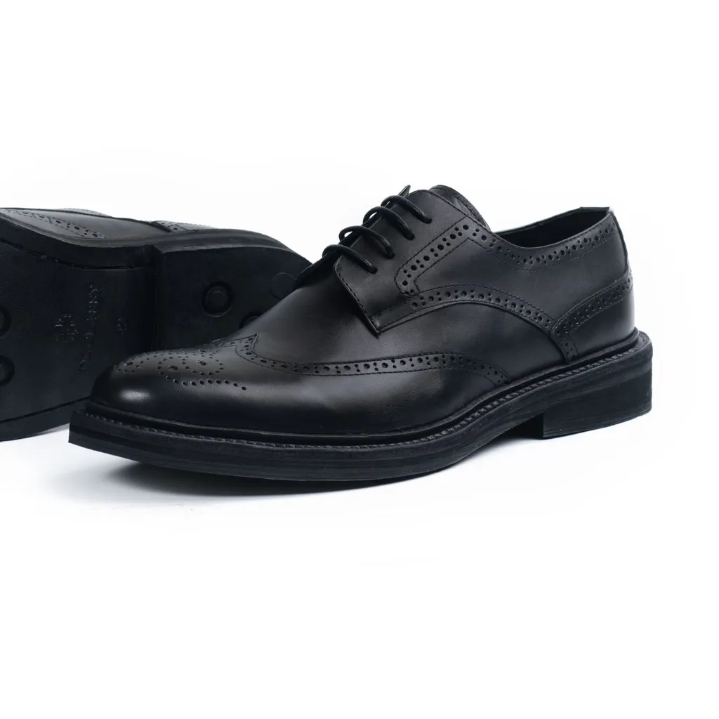 Ảnh Giày Tây Cao Cấp COUNTRYMAN DERBY - DB04 - Da Bò Ý Lót Trong Da Bò Mộc - Thương hiệu Be Classy 3