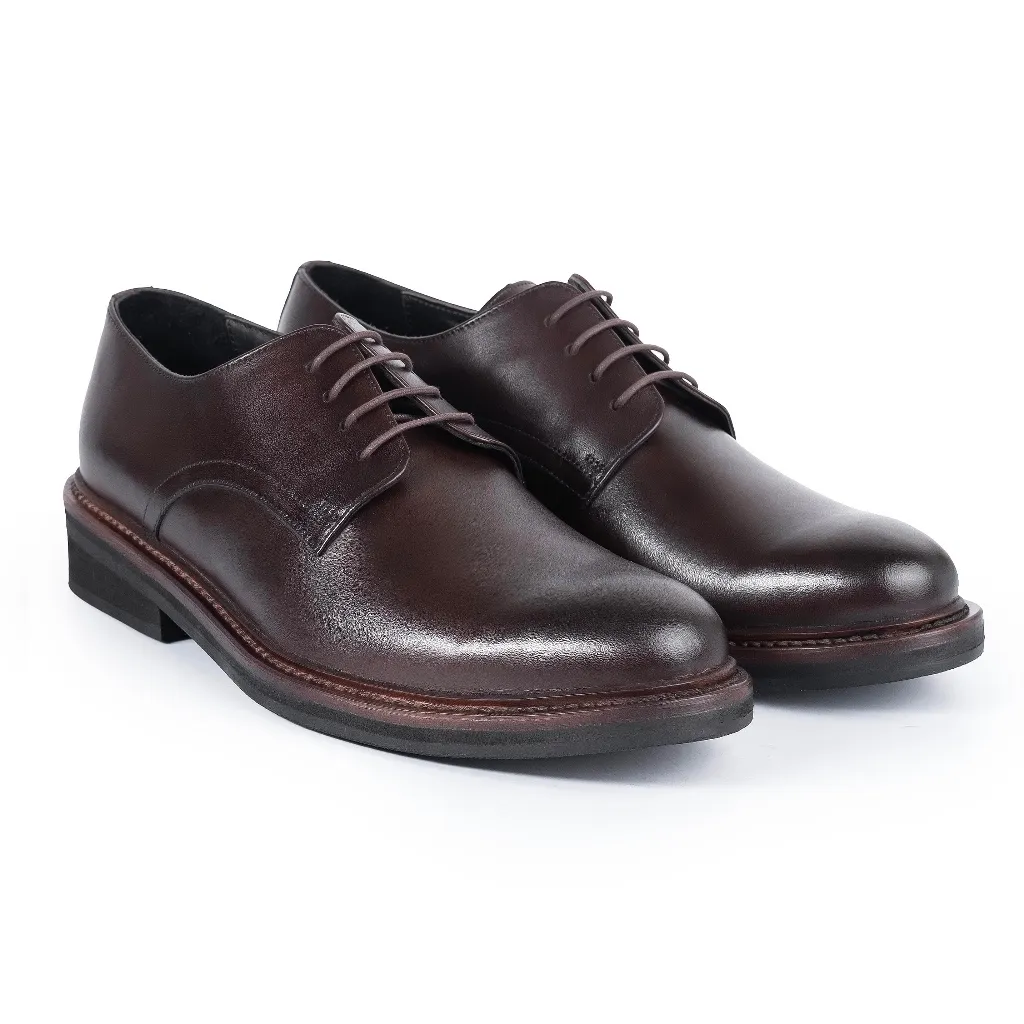 Ảnh Giày Tây Cao Cấp COUNTRYMAN DERBY - DB14 - Da Bò Ý Lót Trong Da Bò Mộc - Thương hiệu Be Classy 4