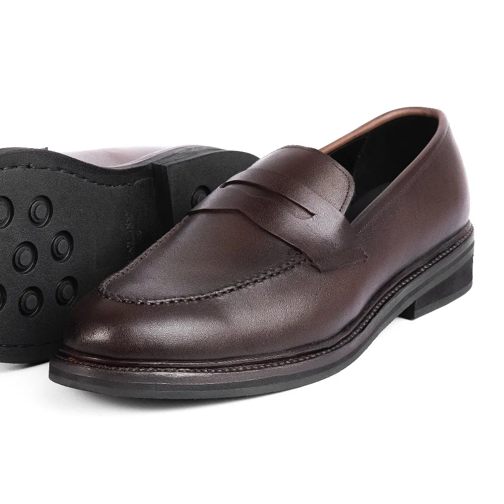 Ảnh Giày Tây Cao Cấp NEWGEN LOAFER - LF01 - Da Bò Ý Lót Trong Da Bò Mộc - Thương hiệu Be Classy 4