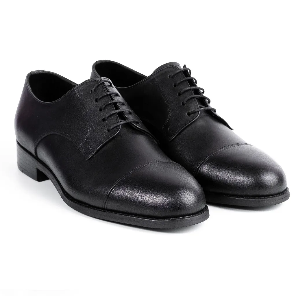 Ảnh Giày Tây Cao Cấp SIR CLASSIC DERBY - DB07 - Da Bò Ý Lót Trong Da Bò Mộc - Thương hiệu Be Classy 1