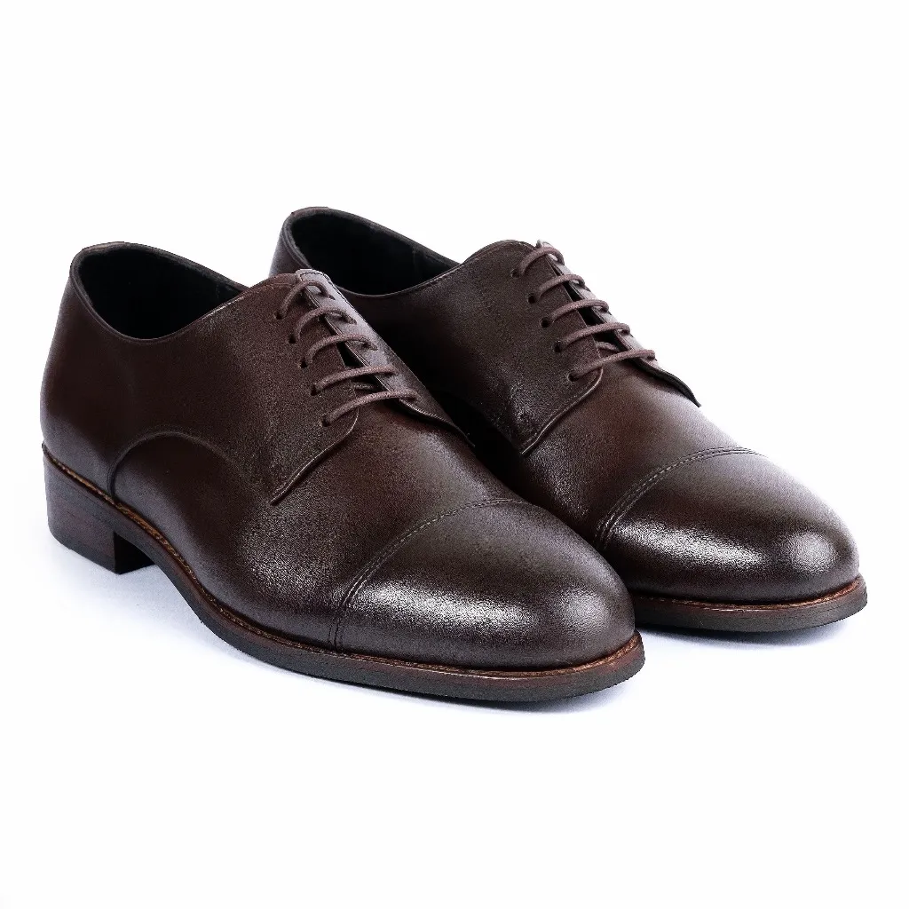 Ảnh Giày Tây Cao Cấp SIR CLASSIC DERBY - DB07 - Da Bò Ý Lót Trong Da Bò Mộc - Thương hiệu Be Classy 3