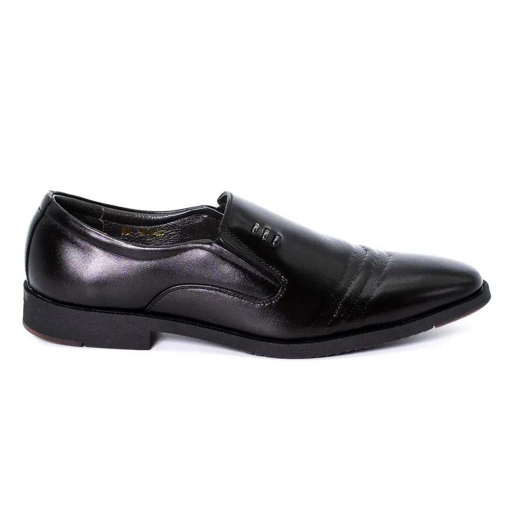 Ảnh Giày tây da bò thật màu đen thanh lịch VO Shoes: HT_141 1