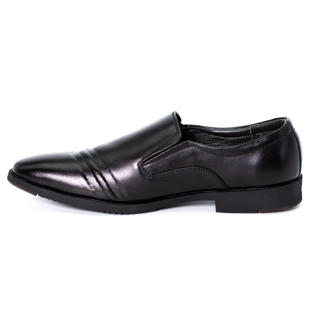 Ảnh Giày tây da bò thật màu đen thanh lịch VO Shoes: HT_141 3
