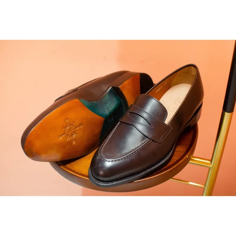 Ảnh Giày Tây Nam Loafer Gồm Ba Màu Thủ Công Chất Liệu Da Bê Cao Cấp Thương Hiệu CNES (TREVI) 4