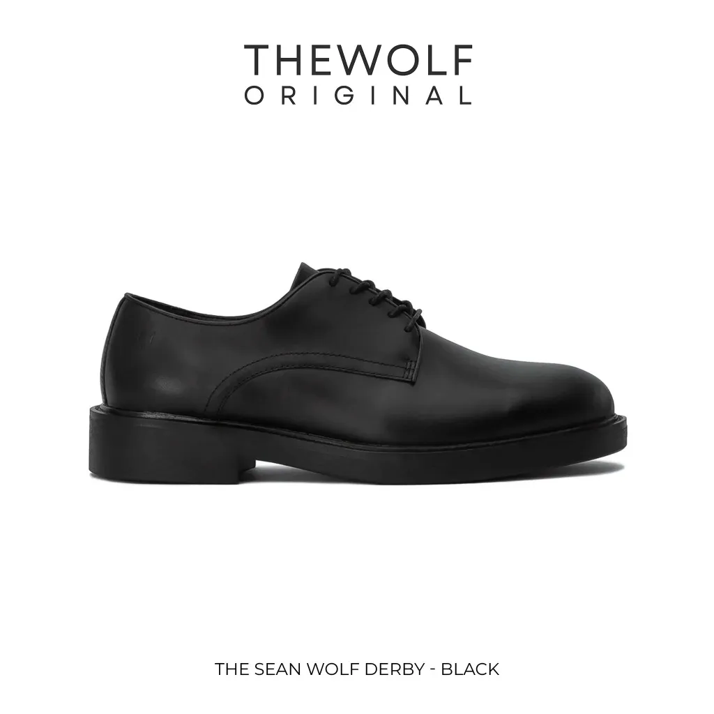 Ảnh Giày Tây Nam Nữ THEWOLF SEAN DERBY - Black 1