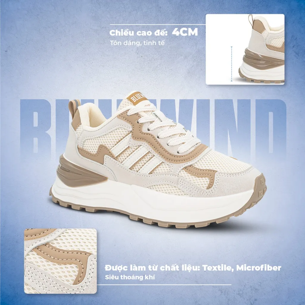 Ảnh Giày Thể Thao Nữ BLUEWIND Hyper Boom Trẻ Trung Tôn Dáng 68862 3