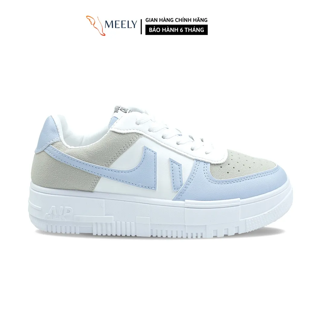 Ảnh Giày Thể Thao Nữ Đế Cao MEELY Sneaker Fashion Năng Động - AF56 1