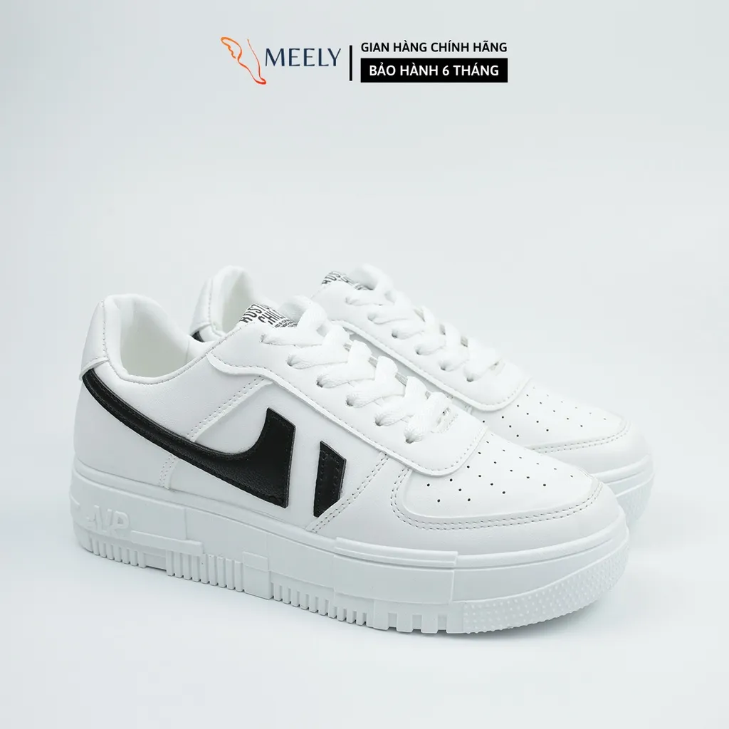 Ảnh Giày Thể Thao Nữ Đế Cao MEELY Sneaker Fashion Năng Động - AF56 2