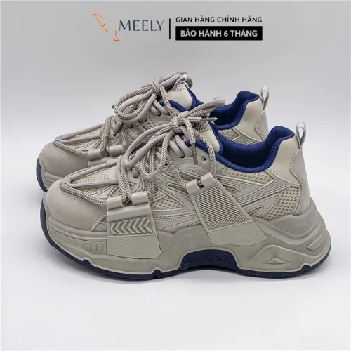 Ảnh Giày Thể Thao Nữ MEELY Đế Cao 5Cm Trẻ Trung, Năng Động Chất Liệu Cao Cấp - LA75 2