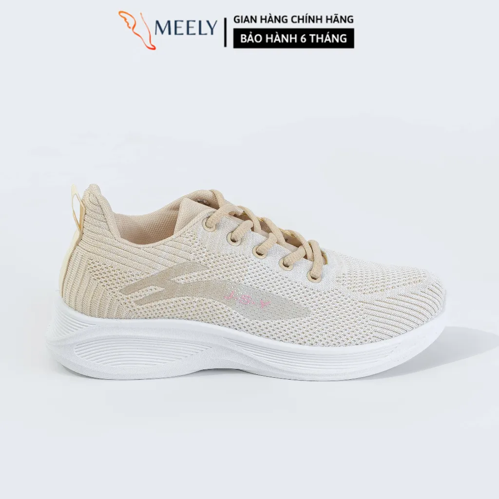 Ảnh Giày Thể Thao Nữ Meely Siêu Nhẹ, Thoáng Khí Phù Hợp Chơi Thể Thao, Chạy Bộ - HT6 1