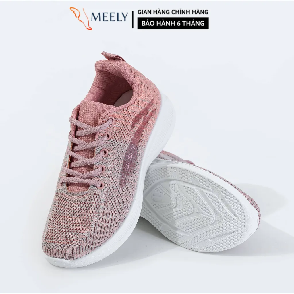 Ảnh Giày Thể Thao Nữ Meely Siêu Nhẹ, Thoáng Khí Phù Hợp Chơi Thể Thao, Chạy Bộ - HT6 2