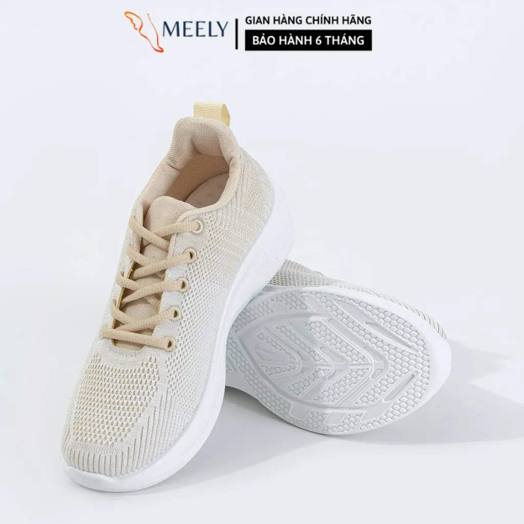 Ảnh Giày Thể Thao Nữ Meely Siêu Nhẹ, Thoáng Khí Phù Hợp Chơi Thể Thao, Chạy Bộ - HT6 3