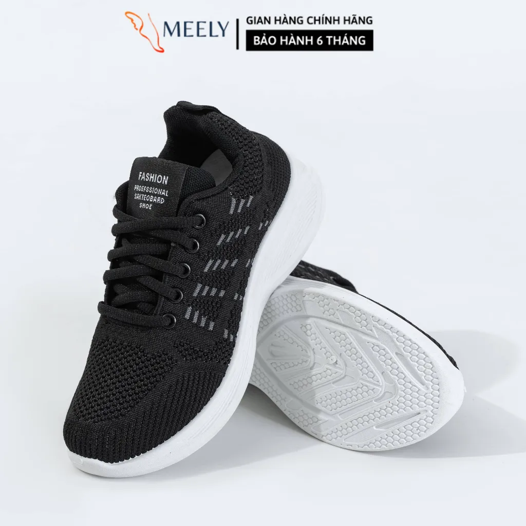 Ảnh Giày Thể Thao Nữ Meely Siêu Nhẹ, Thoáng Khí Phù Hợp Chơi Thể Thao, Chạy Bộ - Y96 2