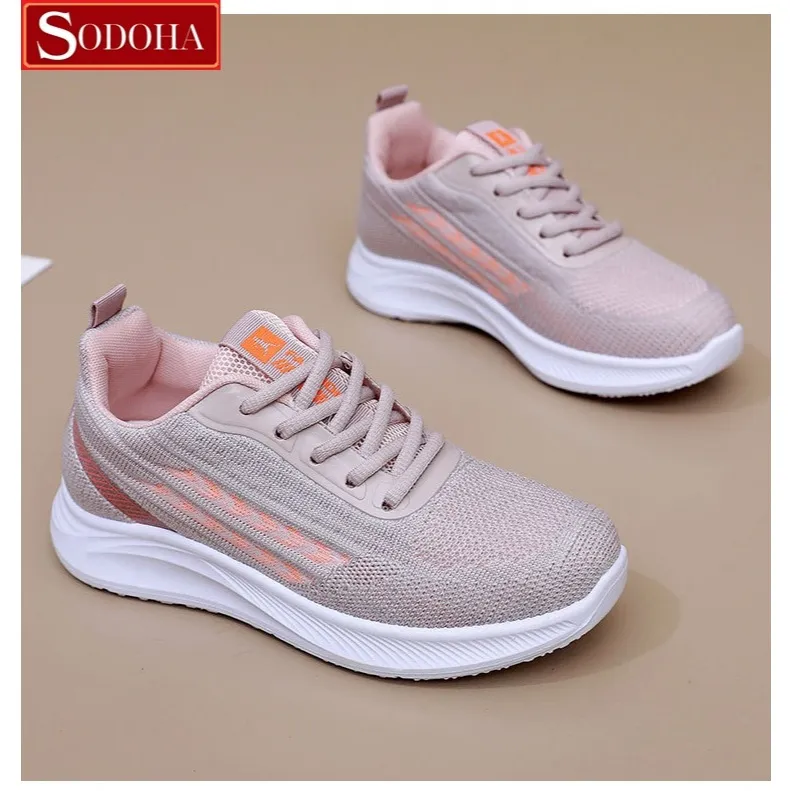 Ảnh Giày Thể Thao Nữ SODOHA SDH55 Êm nhẹ Siêu Thoáng , Chạy Bộ , Đi Bộ Siêu êm 2