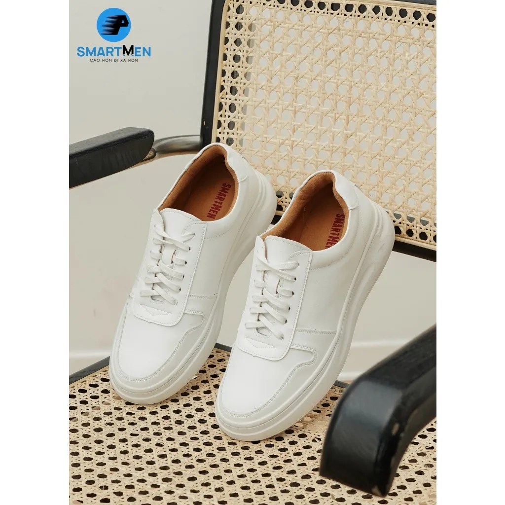 Ảnh Giày thể thao SMARTMEN tăng chiều cao SMART-05 Trắng 2