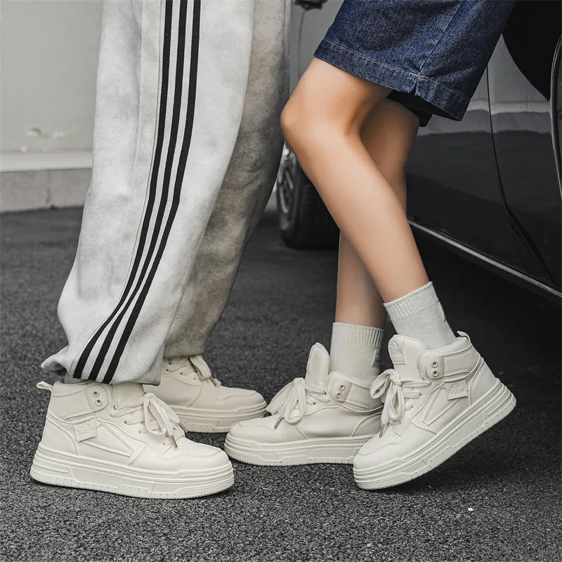 Ảnh Giày thể thao sneaker nam nữ Enter Dragon De Monaco Full White 2025 (2 Phiên bản cổ thấp và cổ cao ) 2