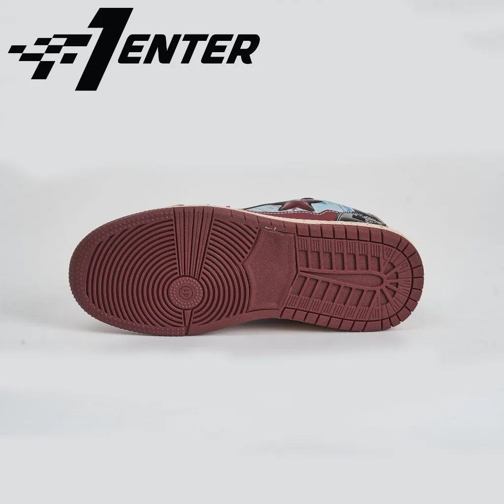 Ảnh Giày thể thao sneaker nam nữ Unisex F1 Enter Wine Red (Rượu vang đỏ trong ngôi sao) 3