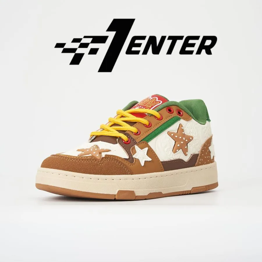 Ảnh Giày thể thao sneaker nam nữ Unisex humburger 2 made by F1 Enter 2