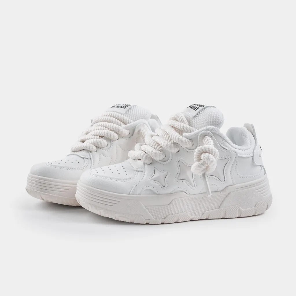 Ảnh Giày Thể Thao Sneaker Nam Nữ Second Sunday Three Star Đế Tăng Chiều Cao 4cm SK50 2