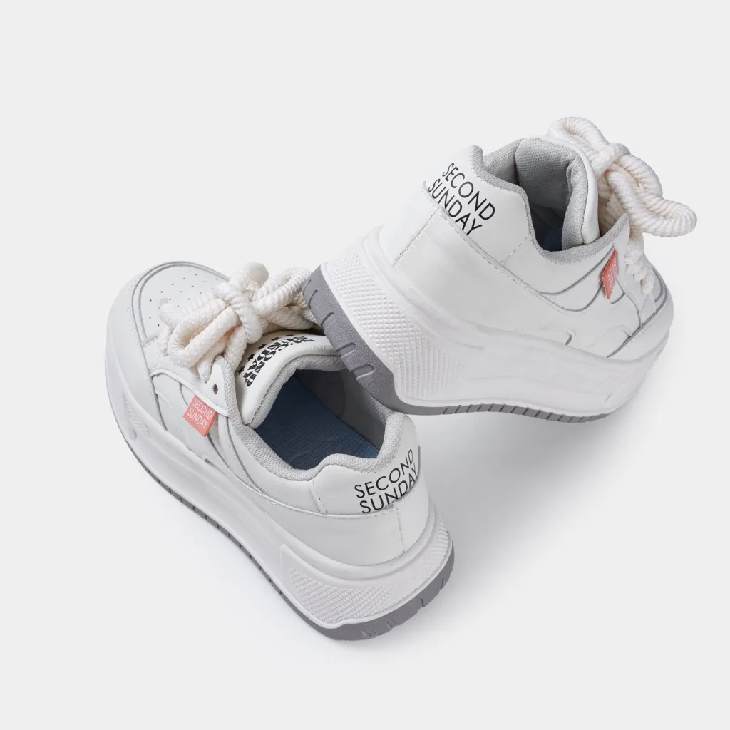 Ảnh Giày Thể Thao Sneaker Nữ Second Sunday Essential 1.0 Đế Tăng Chiều Cao 4cm SK22 4