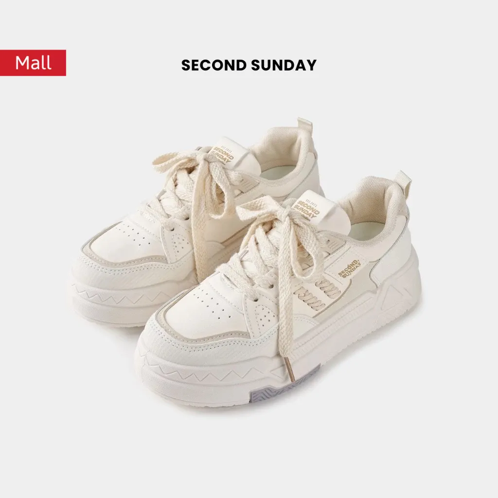 Ảnh Giày Thể Thao Sneaker Nữ Second Sunday Ice Cream Đế Tăng Chiều Cao 4cm SK10 1